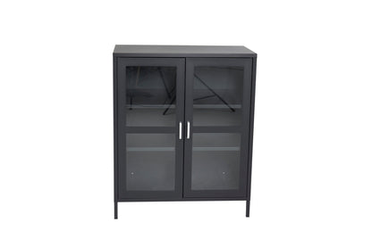 Acero Vitrineskab 43 x 97 x 80 Sort