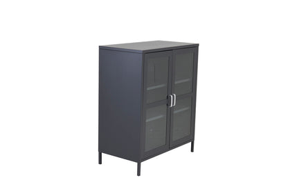 Acero Vitrineskab 43 x 97 x 80 Sort