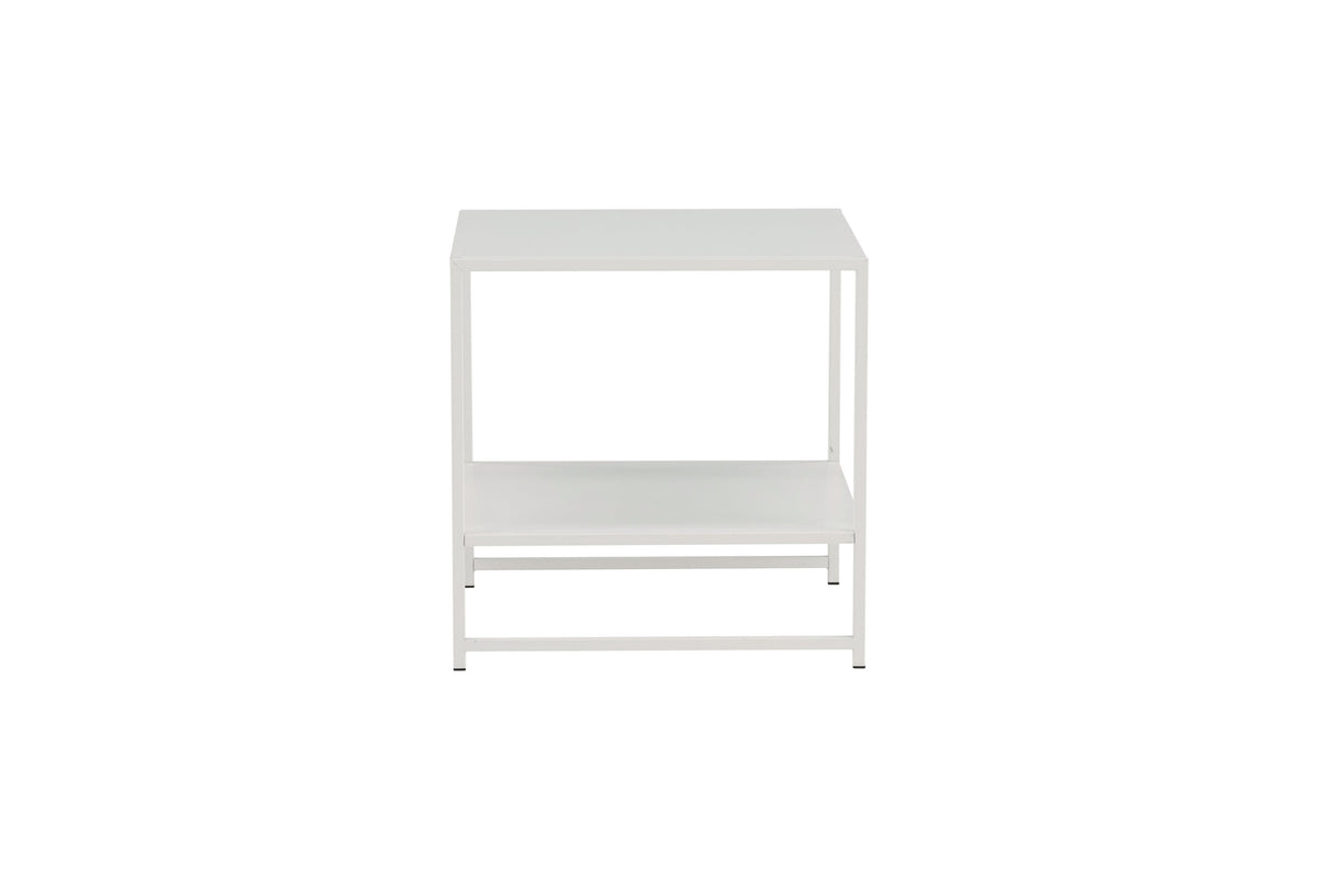 Staal sengebord - 50 × 50 cm - hvid - billede 10