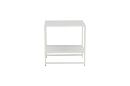 Staal sengebord - 50 × 50 cm - hvid - billede 10