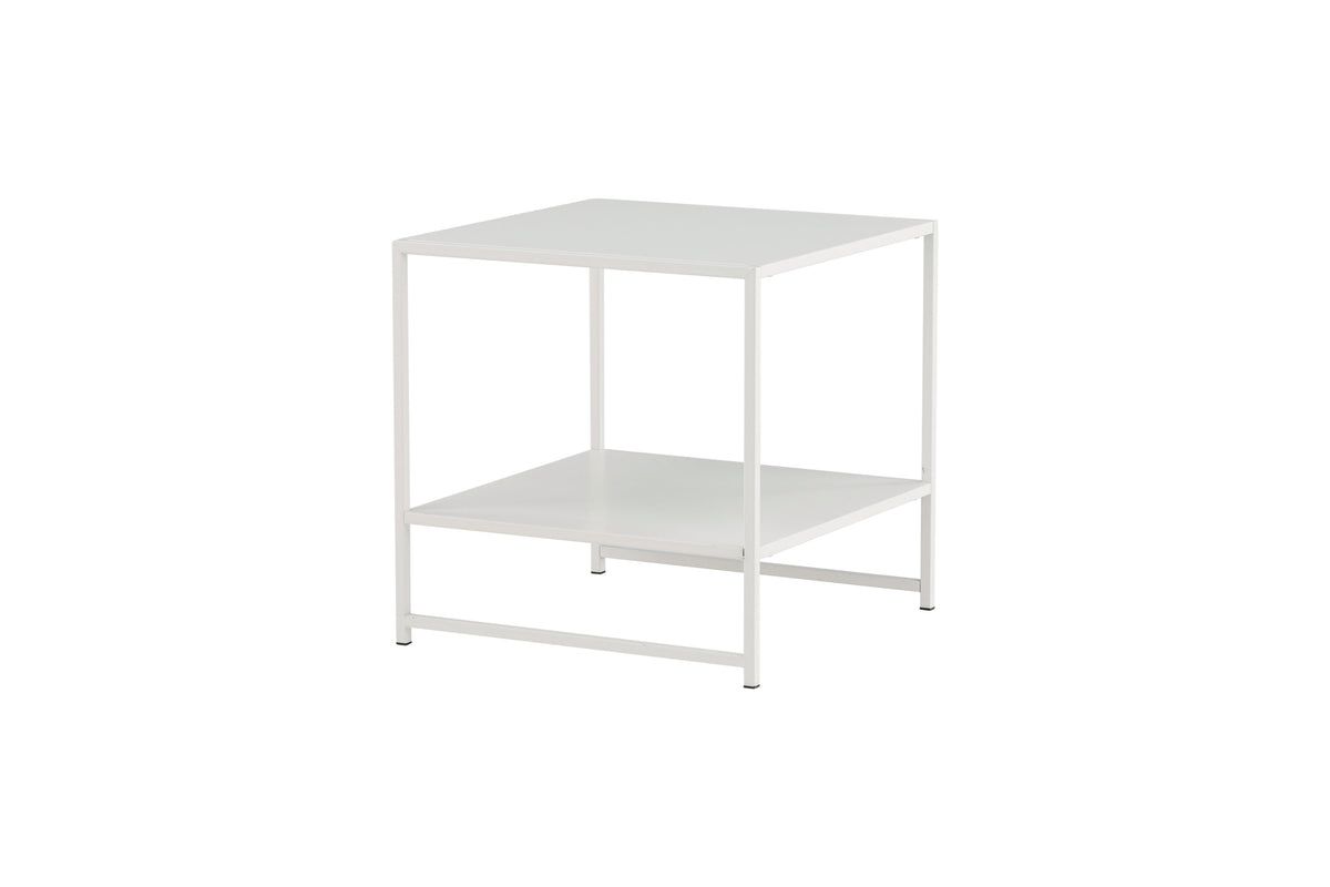 Staal sengebord - 50 × 50 cm - hvid - billede 11