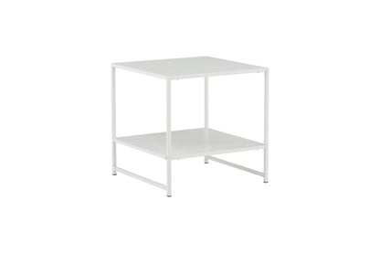 Staal sengebord - 50 × 50 cm - hvid - billede 12