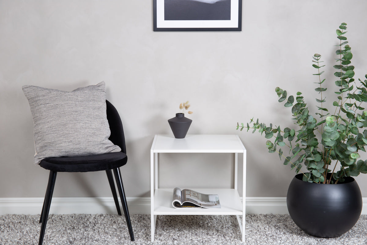 Staal sengebord - 50 × 50 cm - hvid - billede 13