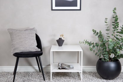 Staal sengebord - 50 × 50 cm - hvid - billede 13