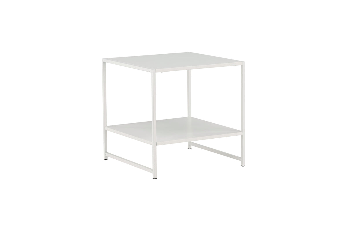 Staal sengebord - 50 × 50 cm - hvid - billede 6