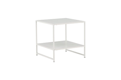 Staal sengebord - 50 × 50 cm - hvid - billede 6