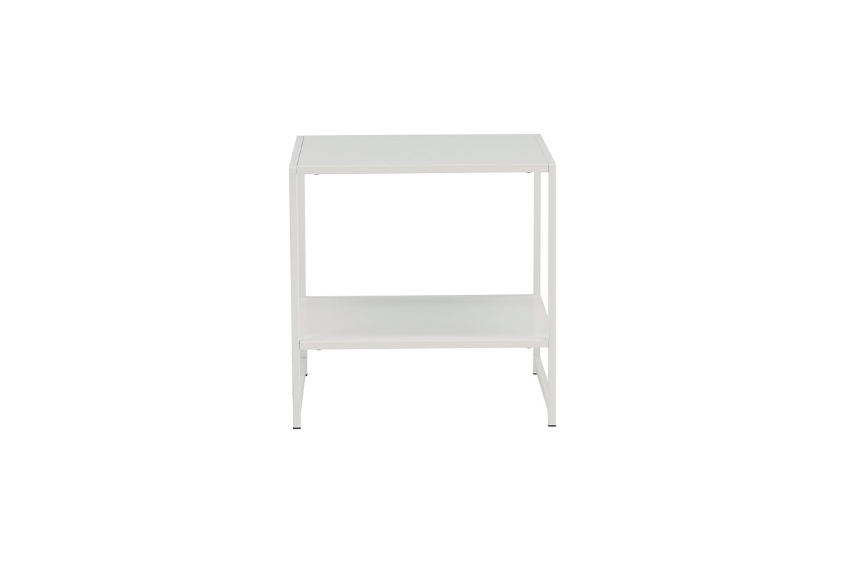 Staal sengebord - 50 × 50 cm - hvid - billede 7