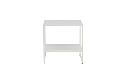Staal sengebord - 50 × 50 cm - hvid - billede 7