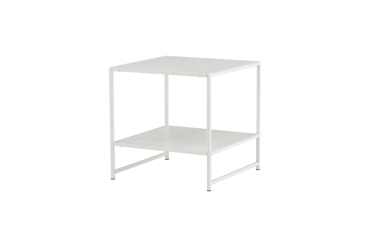 Staal sengebord - 50 × 50 cm - hvid - billede 8
