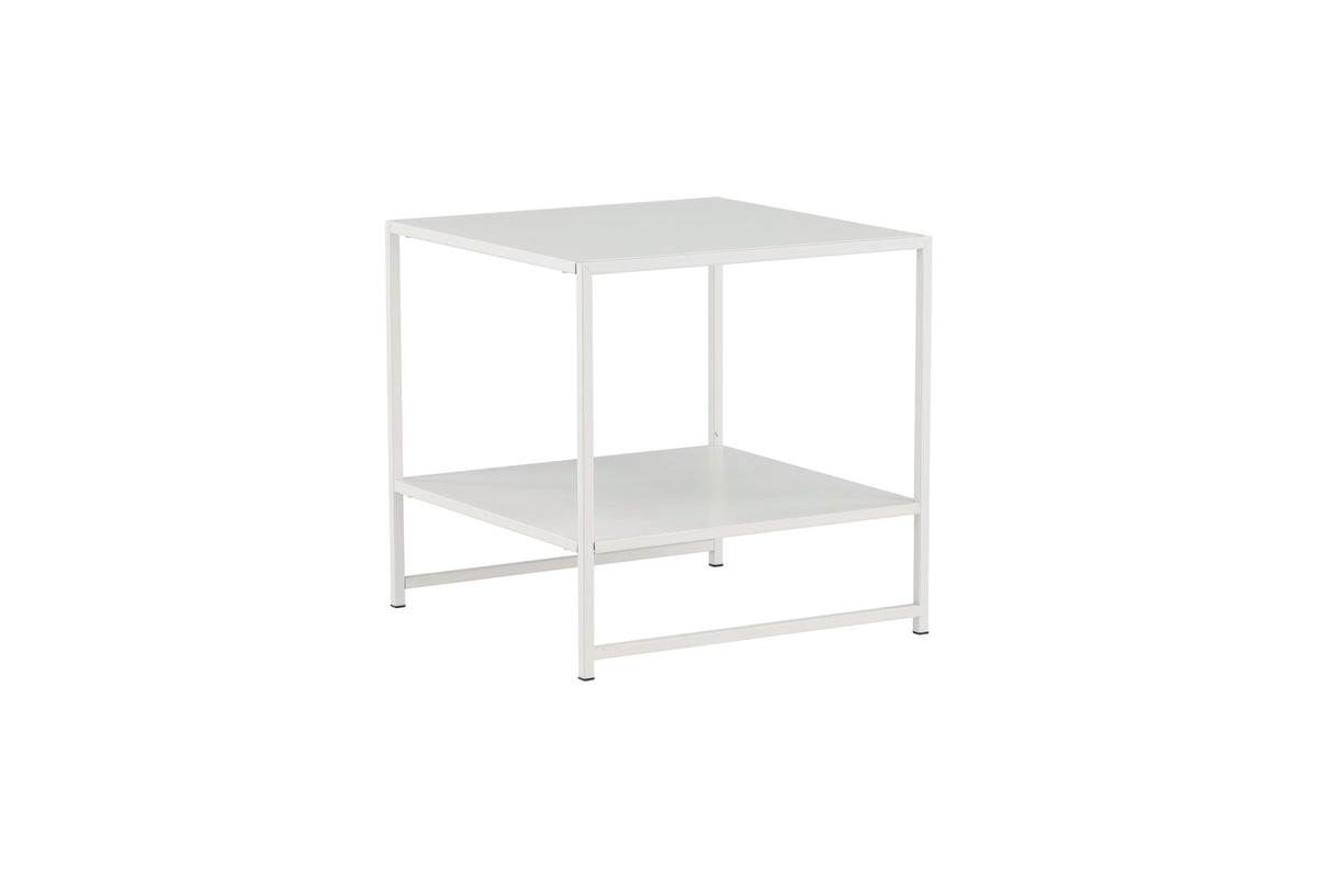 Staal sengebord - 50 × 50 cm - hvid - billede 9