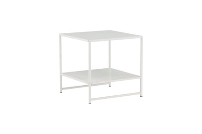 Staal sengebord - 50 × 50 cm - hvid - billede 9