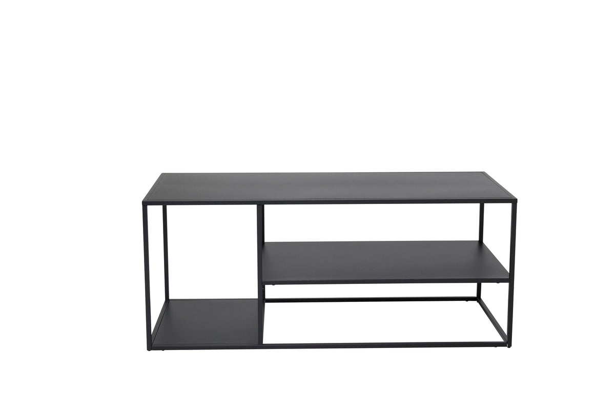 Staal sofabord - 120 × 50 cm - sort - billede 1