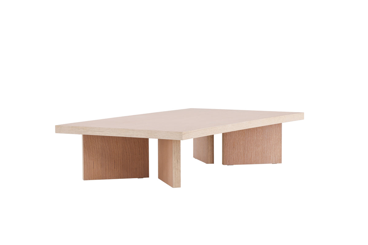 Bassholmen sofabord - 140 × 80 cm - hvidpigmenteret - billede 12