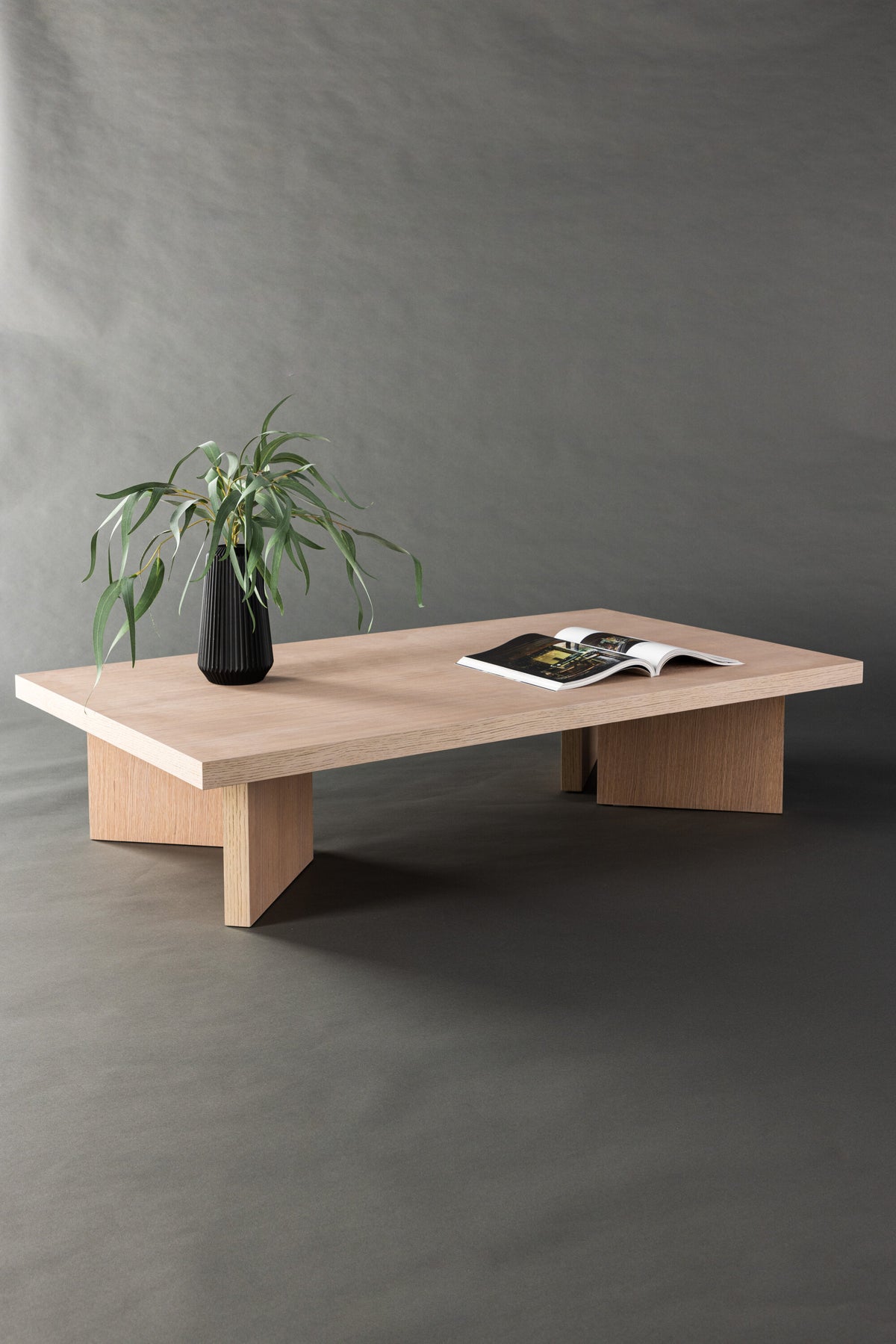 Bassholmen sofabord - 140 × 80 cm - hvidpigmenteret - billede 17