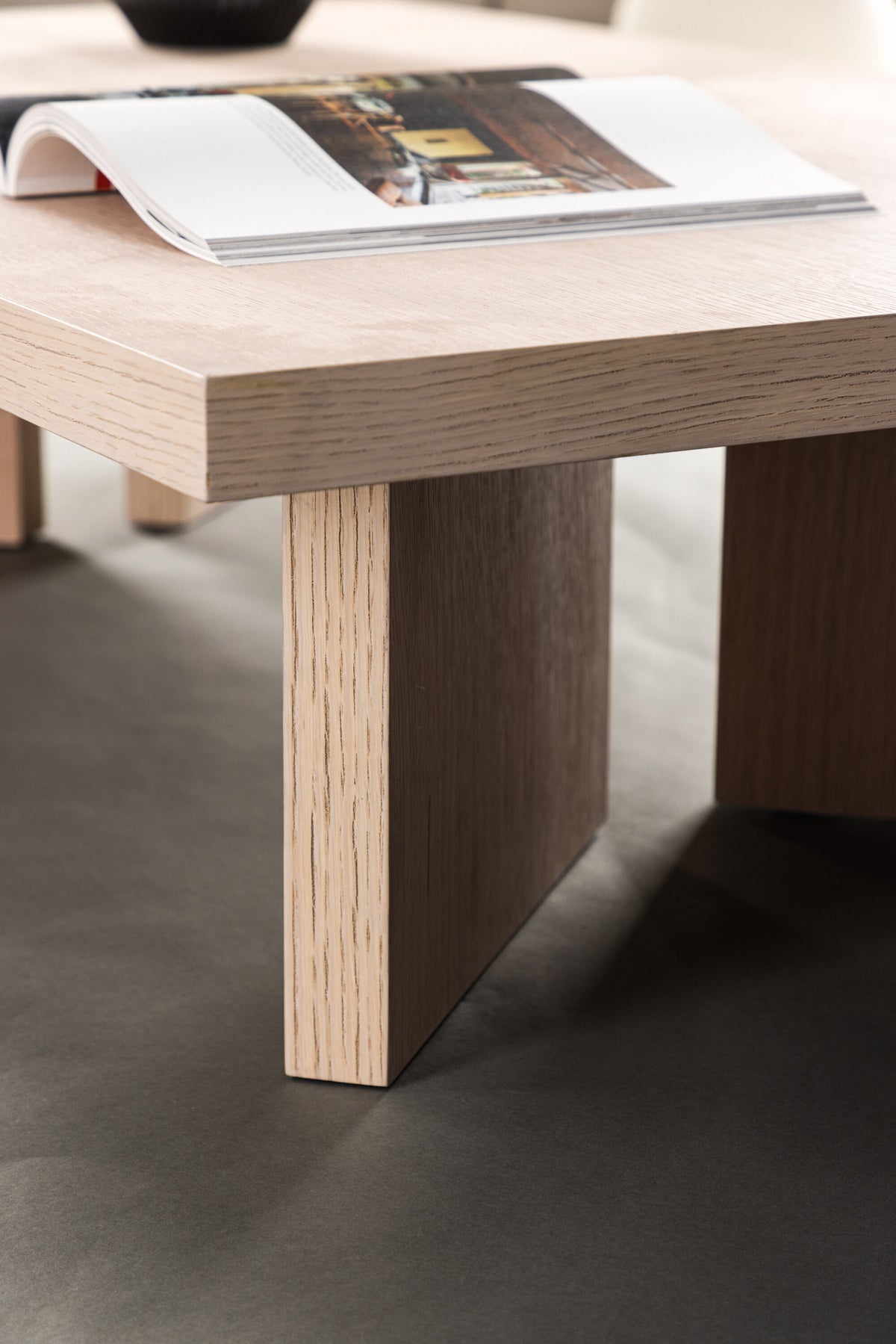 Bassholmen sofabord - 140 × 80 cm - hvidpigmenteret - billede 19
