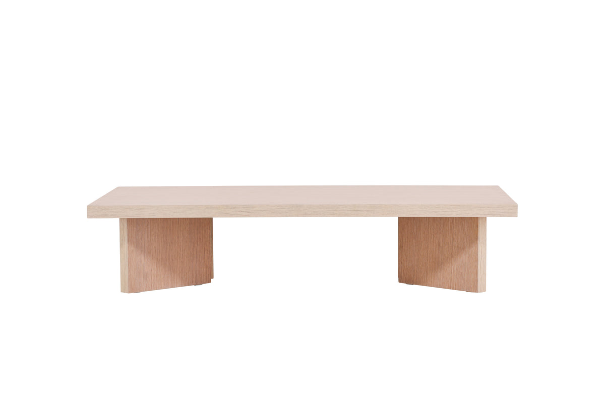 Bassholmen sofabord - 140 × 80 cm - hvidpigmenteret - billede 8
