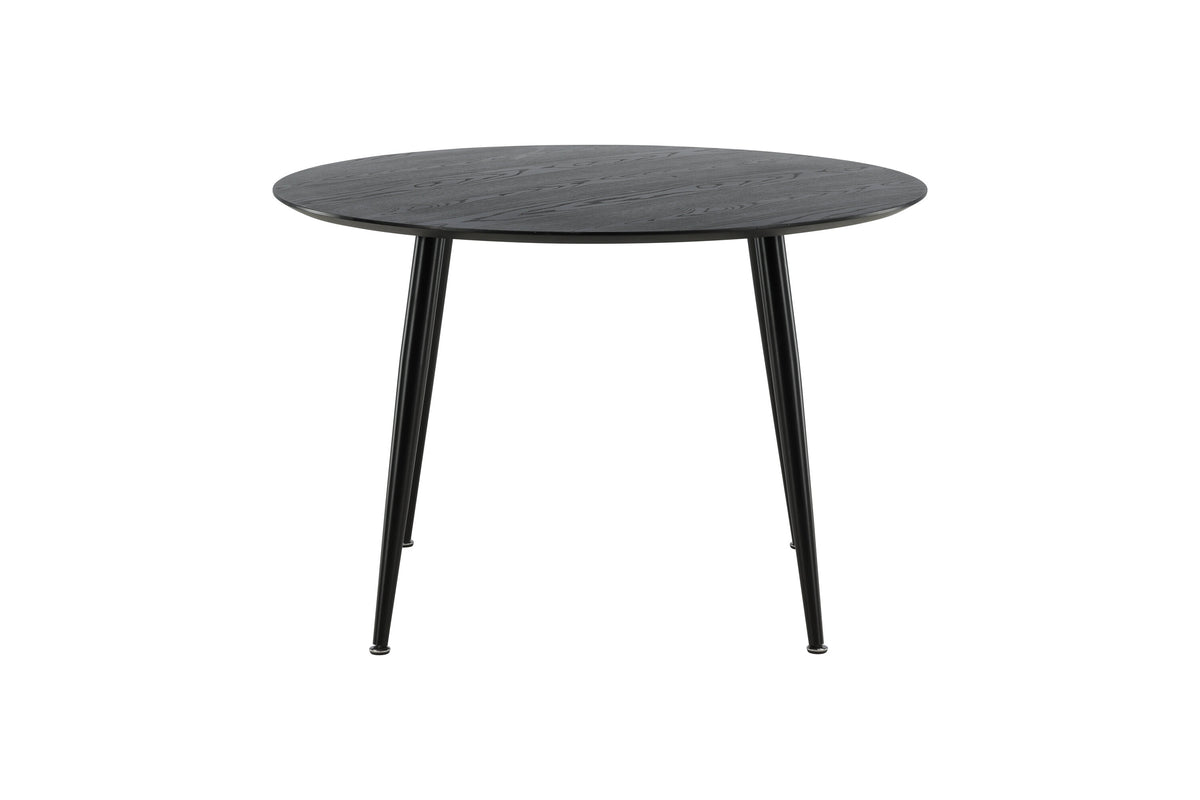 Dipp rundt spisebord - Ø115 cm - sort - billede 19