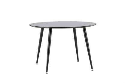 Dipp rundt spisebord - Ø115 cm - sort - billede 22