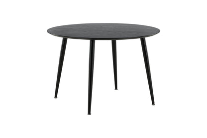 Dipp rundt spisebord - Ø115 cm - sort - billede 23