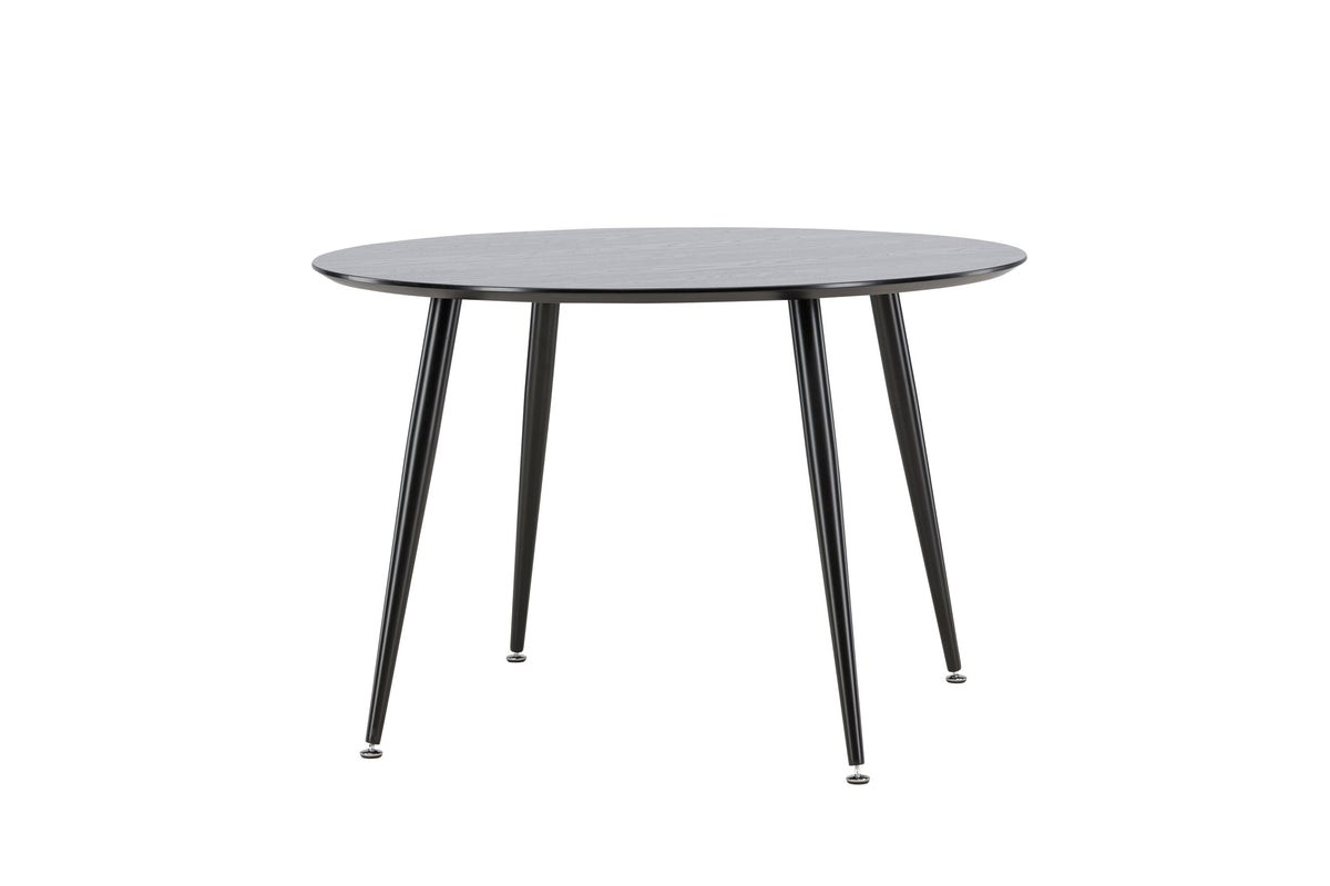 Dipp rundt spisebord - Ø115 cm - sort - billede 24