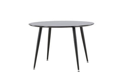 Dipp rundt spisebord - Ø115 cm - sort - billede 24