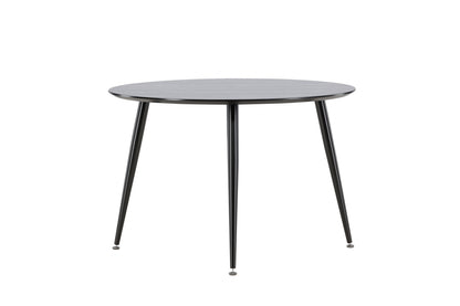 Dipp rundt spisebord - Ø115 cm - sort - billede 2