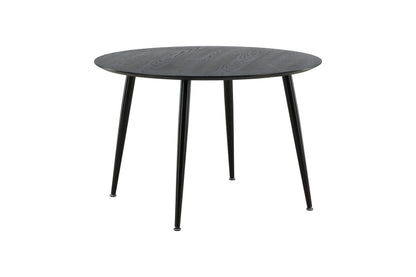 Dipp rundt spisebord - Ø115 cm - sort - billede 6