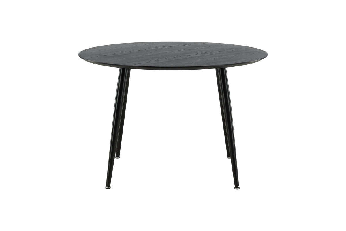 Dipp rundt spisebord - Ø115 cm - sort - billede 8