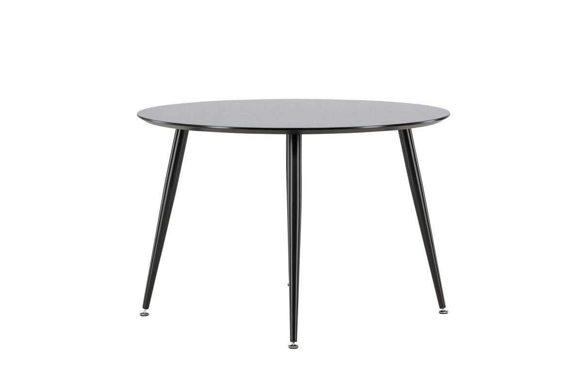 Dipp rundt spisebord - Ø115 cm - sort - billede 7