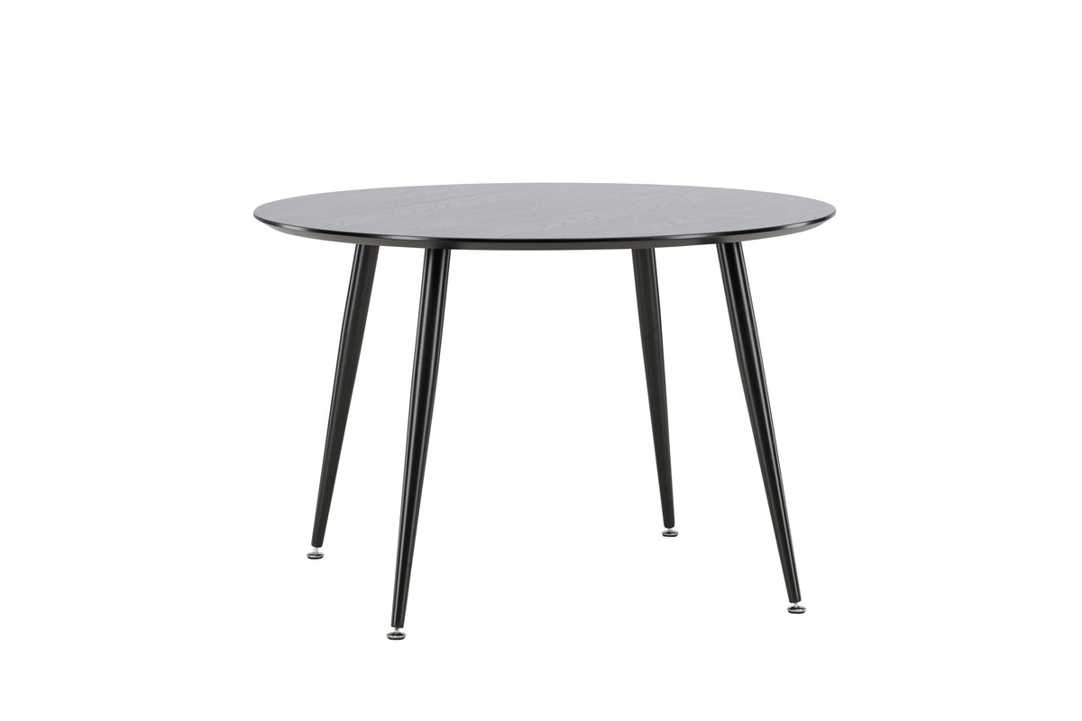 Dipp rundt spisebord - Ø115 cm - sort - billede 10
