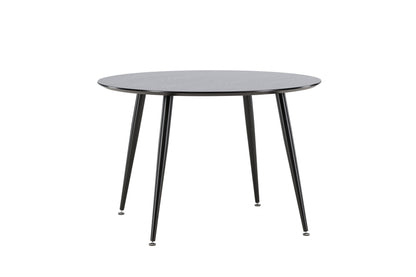 Dipp rundt spisebord - Ø115 cm - sort - billede 10