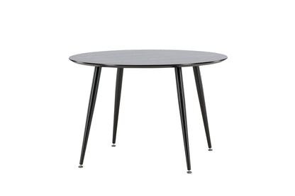 Dipp rundt spisebord - Ø115 cm - sort - billede 11