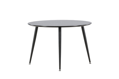 Dipp rundt spisebord - Ø115 cm - sort - billede 14