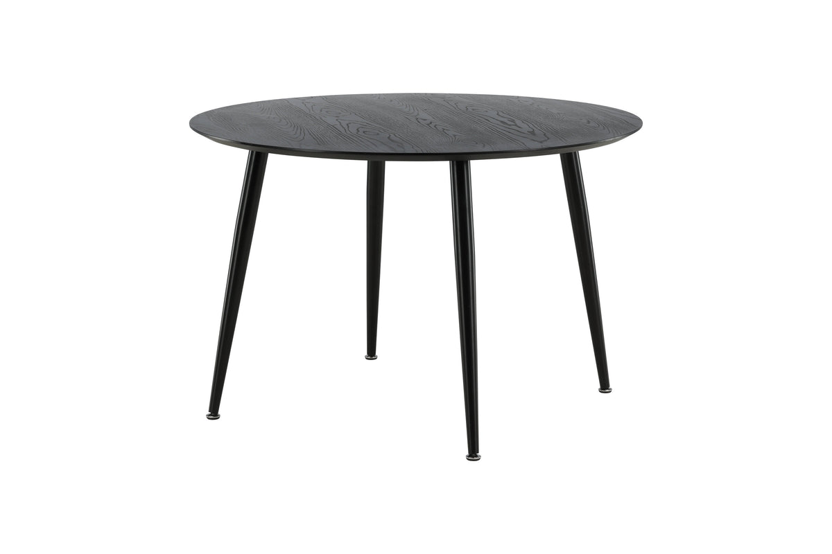 Dipp rundt spisebord - Ø115 cm - sort - billede 16