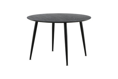 Dipp rundt spisebord - Ø115 cm - sort - billede 16