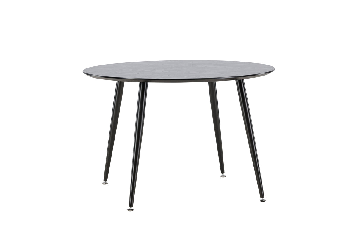 Dipp rundt spisebord - Ø115 cm - sort - billede 15