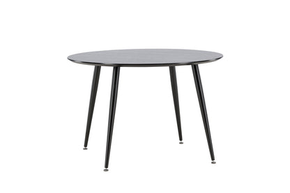 Dipp rundt spisebord - Ø115 cm - sort - billede 15