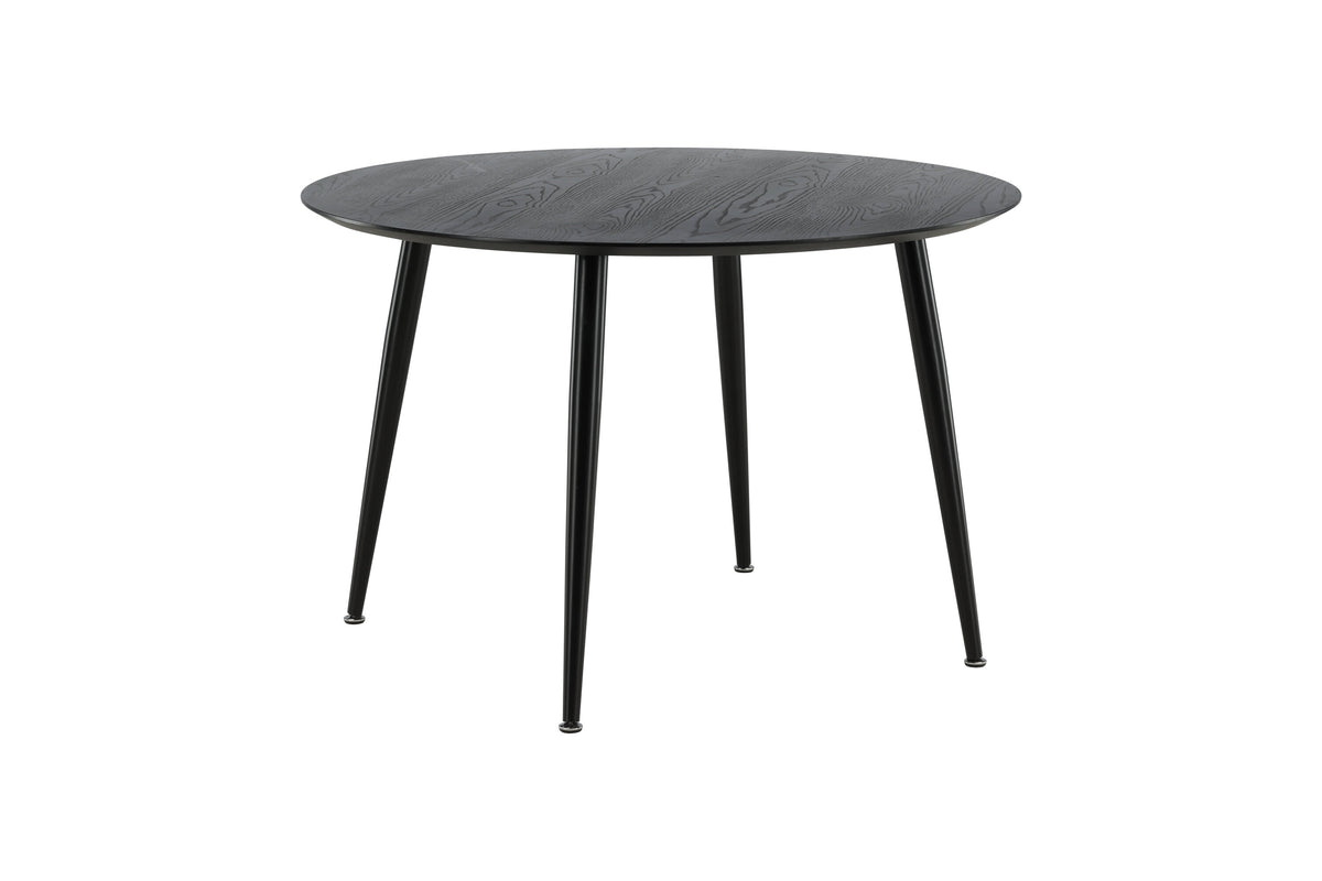 Dipp rundt spisebord - Ø115 cm - sort - billede 17