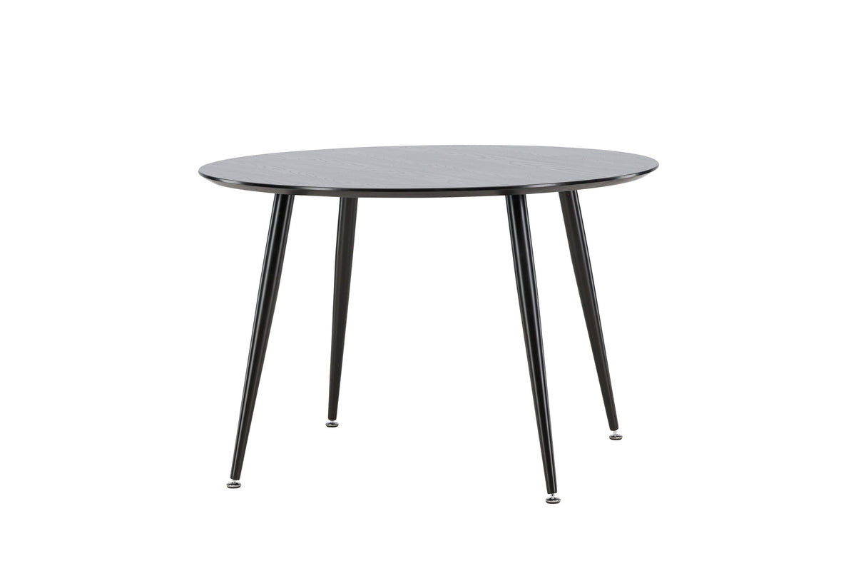 Dipp rundt spisebord - Ø115 cm - sort - billede 18