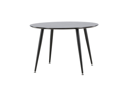 Dipp rundt spisebord - Ø115 cm - sort - billede 18