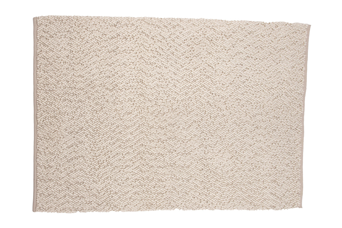Jajru gulvtæppe - 300 × 200 cm - hvid - billede 1