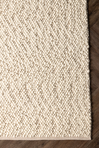 Jajru gulvtæppe - 300 × 200 cm - hvid - billede 9