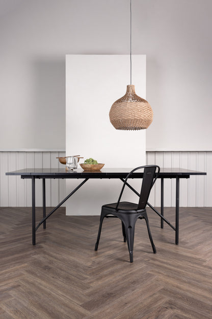 Astrid spisebord - 200 × 90 cm - sort - billede 16