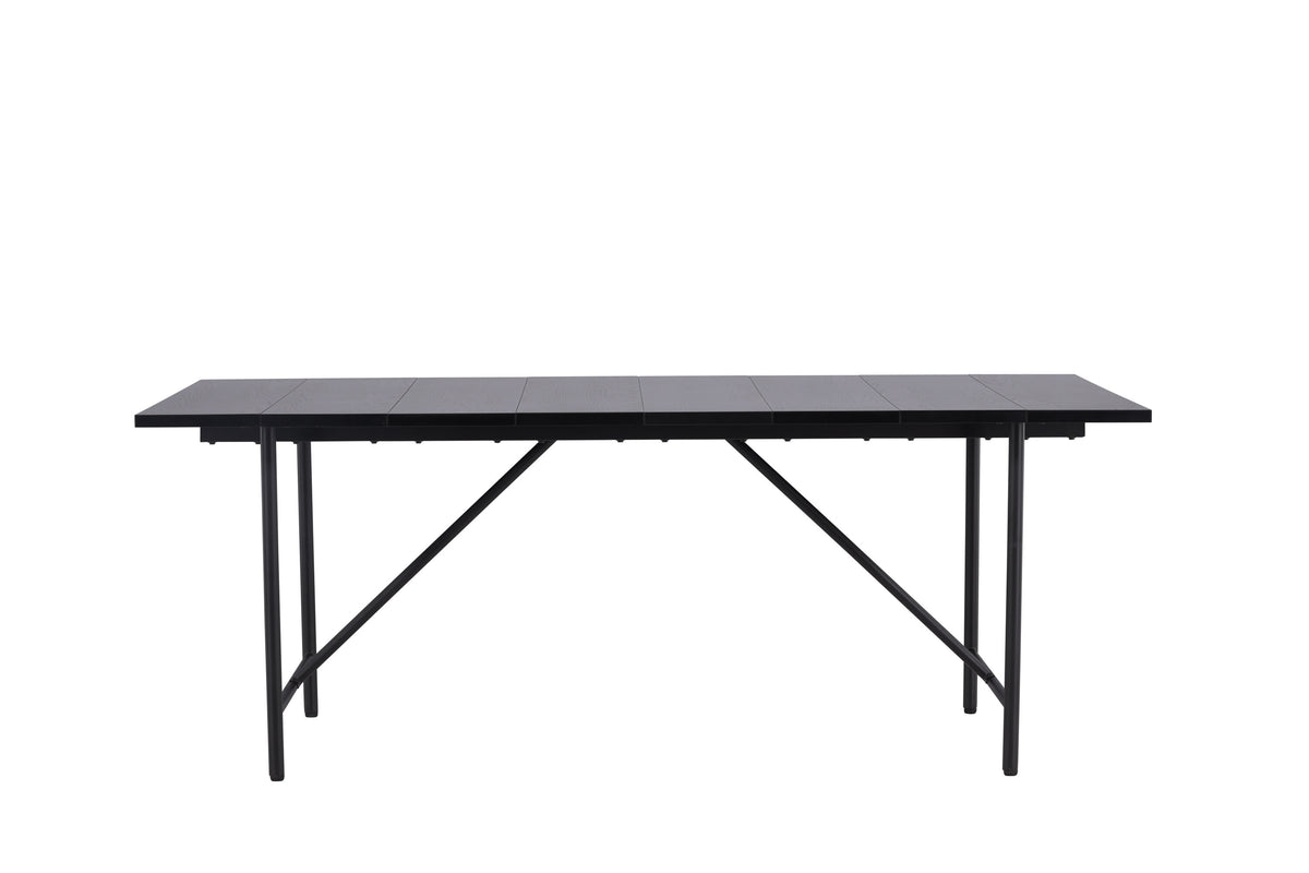 Astrid spisebord - 200 × 90 cm - sort - billede 1