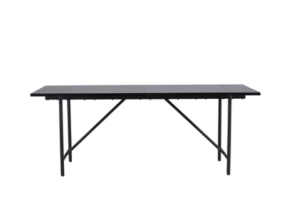 Astrid spisebord - 200 × 90 cm - sort - billede 1