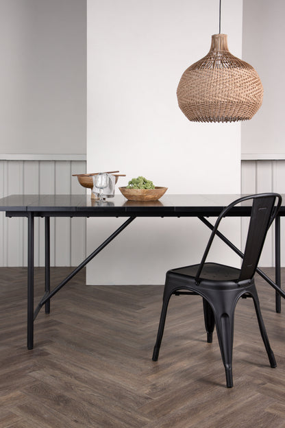 Astrid spisebord - 200 × 90 cm - sort - billede 17