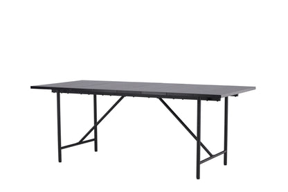 Astrid spisebord - 200 × 90 cm - sort - billede 2