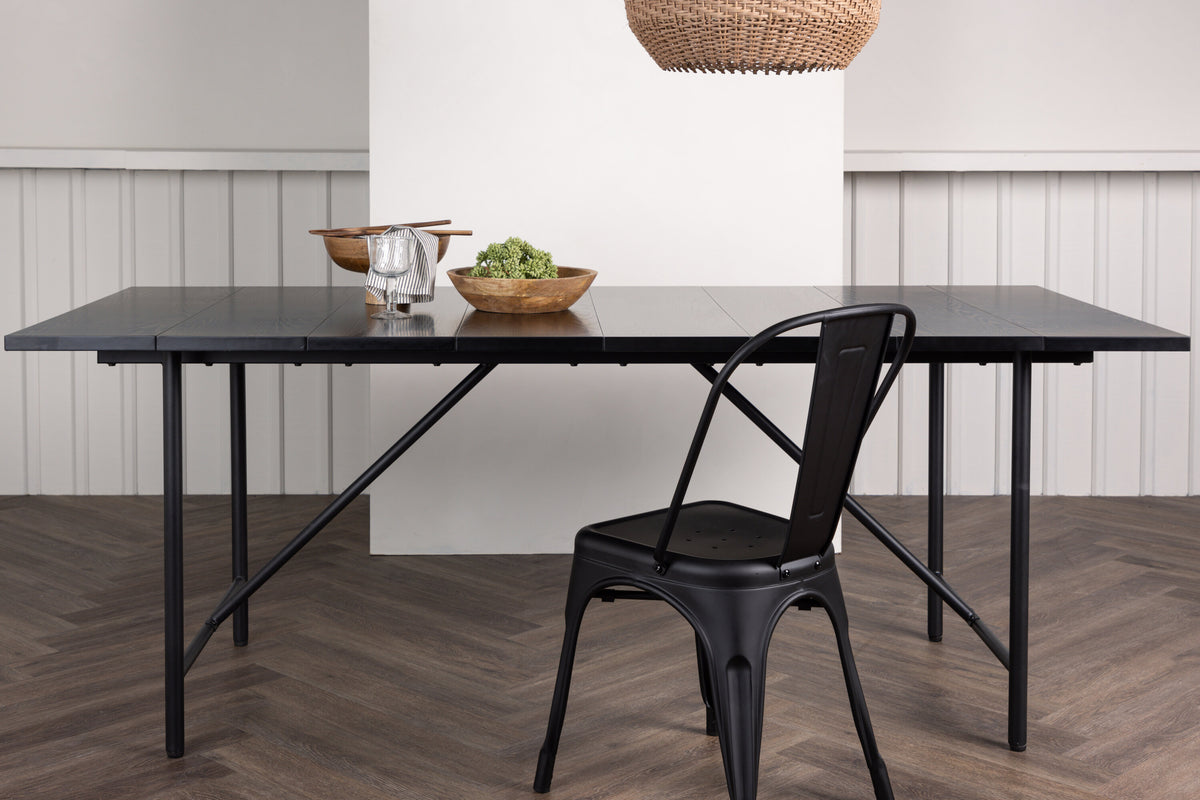 Astrid spisebord - 200 × 90 cm - sort - billede 13