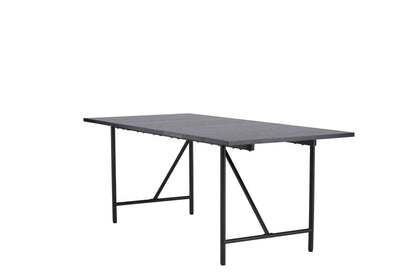 Astrid spisebord - 200 × 90 cm - sort - billede 3
