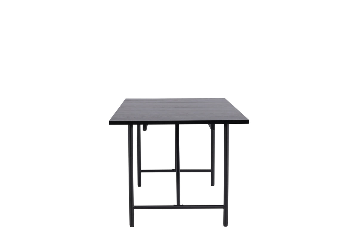Astrid spisebord - 200 × 90 cm - sort - billede 4